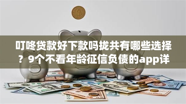 叮咚贷款好下款吗拢共有哪些选择？9个不看年龄征信负债的app详解