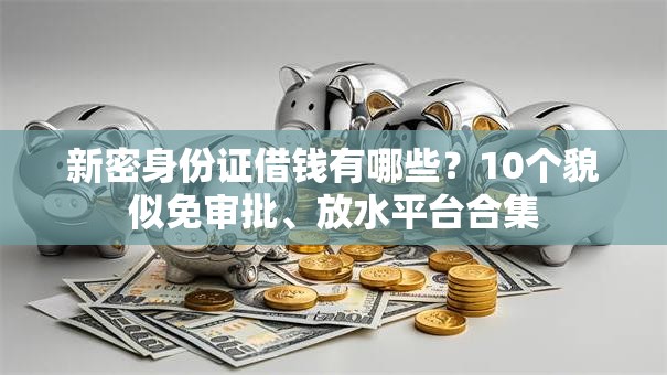 新密身份证借钱有哪些?10个貌似免审批、放水平台合集 新密身份证借钱有哪些?10个貌似免审批、放水平台合集