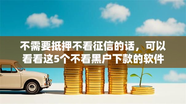 不需要抵押不看征信的话，可以看看这5个不看黑户下款的软件