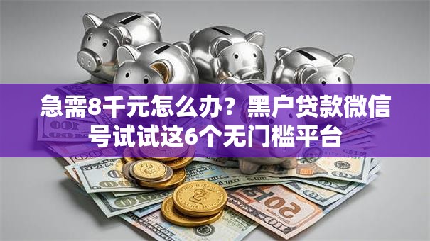 急需8千元怎么办?黑户贷款微信号试试这6个无门槛平台 急需8千元怎么办?黑户贷款微信号试试这6个无门槛平台