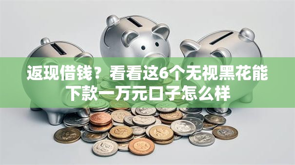 返现借钱?看看这6个无视黑花能下款一万元口子怎么样 返现借钱?看看这6个无视黑花能下款一万元口子怎么样