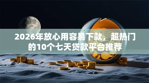 2026年放心用容易下款，超热门的10个七天贷款平台推荐