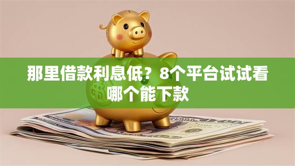 那里借款利息低？8个平台试试看哪个能下款