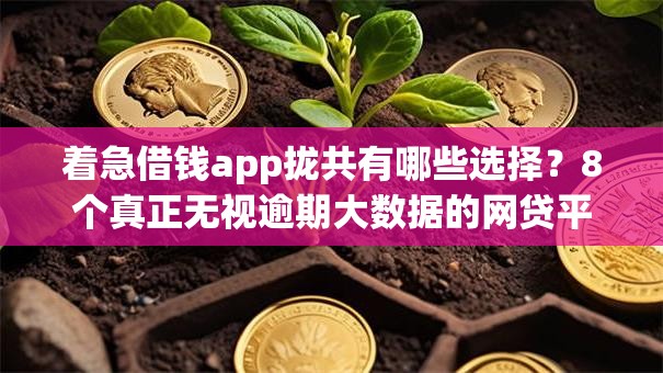 着急借钱app拢共有哪些选择？8个真正无视逾期大数据的网贷平台详解