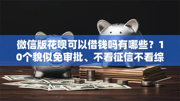 微信版花呗可以借钱吗有哪些?10个貌似免审批、不看征信不看综合评估的借款平台合集 微信版花呗可以借钱吗有哪些?10个貌似免审批、不看征信不看综合评估的借款平台合集