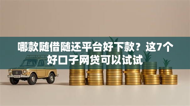 哪款随借随还平台好下款？这7个好口子网贷可以试试