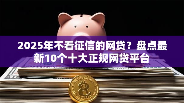 2025年不看征信的网贷？盘点最新10个十大正规网贷平台
