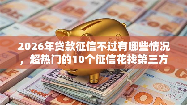 2026年贷款征信不过有哪些情况，超热门的10个征信花找第三方担保贷款平台推荐