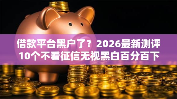 借款平台黑户了？2026最新测评10个不看征信无视黑白百分百下款平台