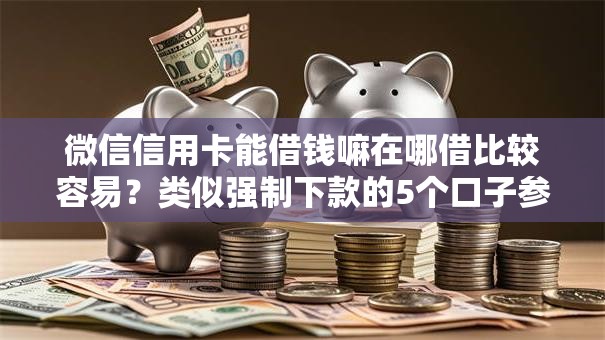 微信信用卡能借钱嘛在哪借比较容易？类似强制下款的5个口子参考