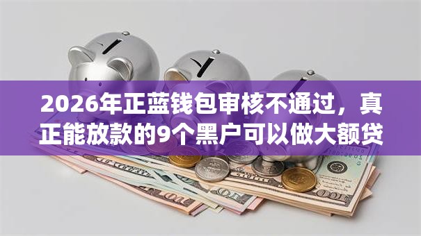 2026年正蓝钱包审核不通过，真正能放款的9个黑户可以做大额贷款app推荐