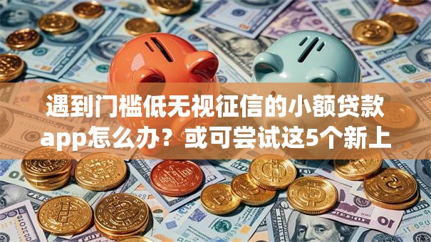 遇到门槛低无视征信的小额贷款app怎么办？或可尝试这5个新上线贷款平台门槛低平台