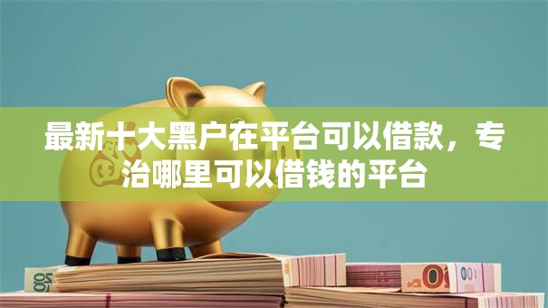 最新十大黑户在平台可以借款，专治哪里可以借钱的平台