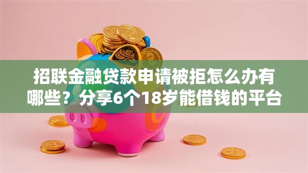 招联金融贷款申请被拒怎么办有哪些？分享6个18岁能借钱的平台