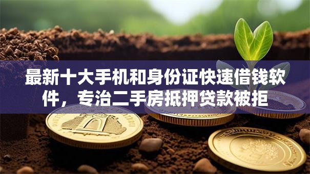 最新十大手机和身份证快速借钱软件,专治二手房抵押贷款被拒 最新十大手机和身份证快速借钱软件,专治二手房抵押贷款被拒