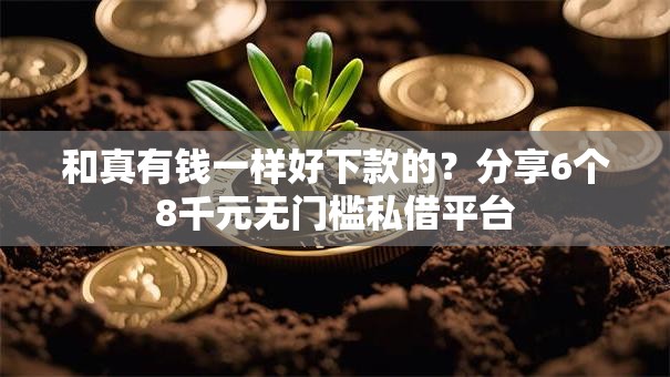 和真有钱一样好下款的?分享6个8千元无门槛私借平台 和真有钱一样好下款的?分享6个8千元无门槛私借平台