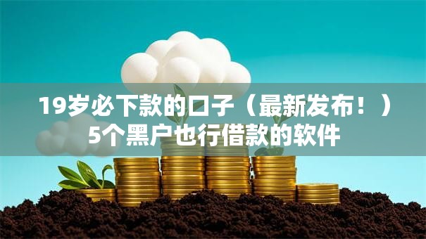 19岁必下款的口子（最新发布！）5个黑户也行借款的软件