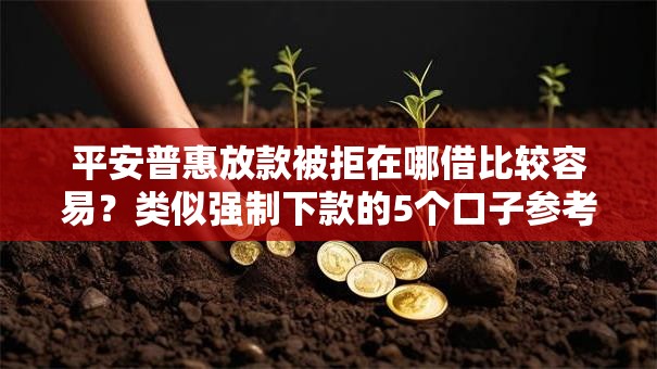 平安普惠放款被拒在哪借比较容易?类似强制下款的5个口子参考 平安普惠放款被拒在哪借比较容易?类似强制下款的5个口子参考
