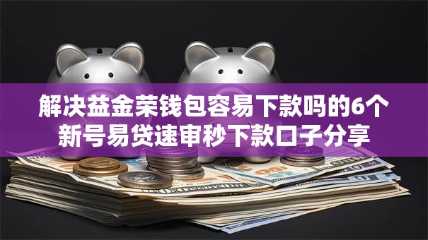 解决益金荣钱包容易下款吗的6个新号易贷速审秒下款口子分享