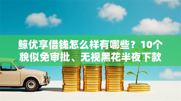 鲸优享借钱怎么样有哪些？10个貌似免审批、无视黑花半夜下款的网贷软件合集