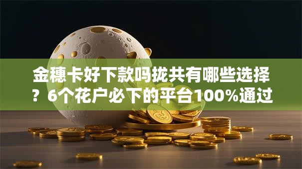 金穗卡好下款吗拢共有哪些选择？6个花户必下的平台100%通过率详解