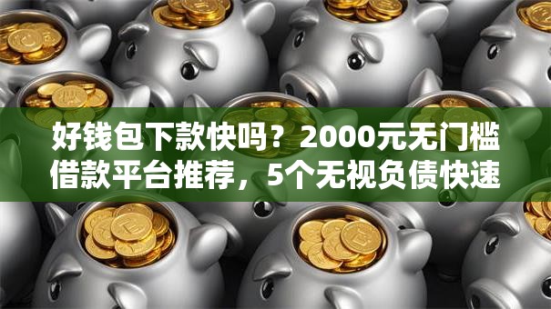 好钱包下款快吗？2000元无门槛借款平台推荐，5个无视负债快速下款长期网贷的软件盘点