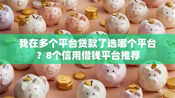 我在多个平台贷款了选哪个平台？8个信用借钱平台推荐