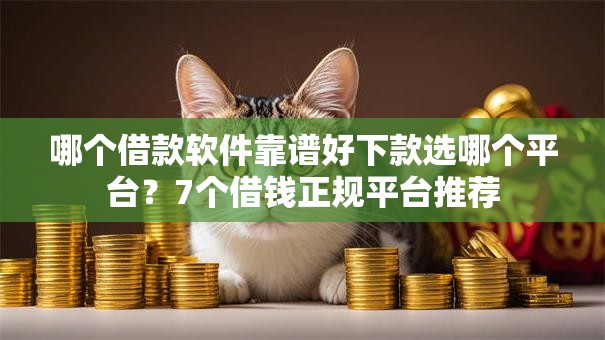 哪个借款软件靠谱好下款选哪个平台？7个借钱正规平台推荐