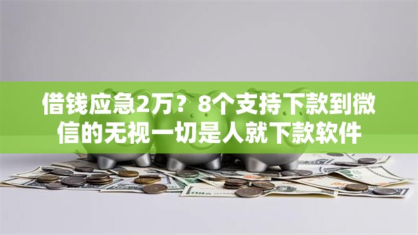 借钱应急2万?8个支持下款到微信的无视一切是人就下款软件 借钱应急2万?8个支持下款到微信的无视一切是人就下款软件