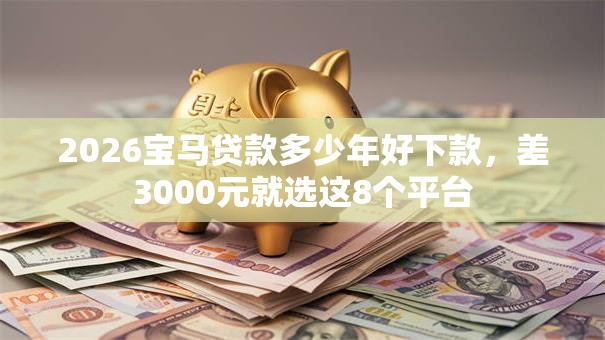 2026宝马贷款多少年好下款，差3000元就选这8个平台