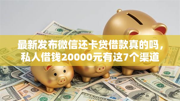 最新发布微信还卡贷借款真的吗,私人借钱20000元有这7个渠道 最新发布微信还卡贷借款真的吗,私人借钱20000元有这7个渠道