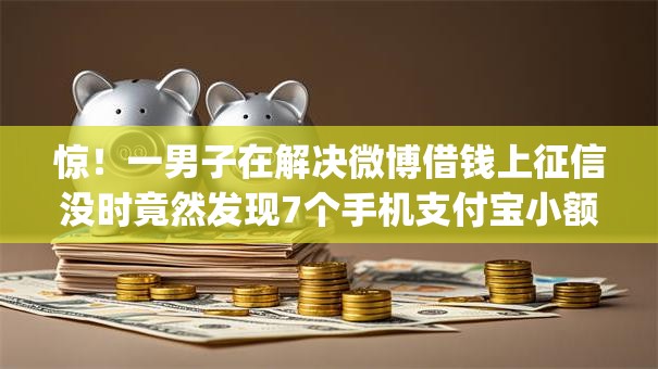惊！一男子在解决微博借钱上征信没时竟然发现7个手机支付宝小额贷款的app，事后分享了出来