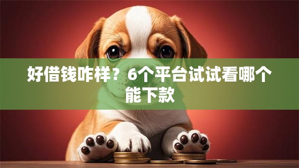 好借钱咋样?6个平台试试看哪个能下款 好借钱咋样?6个平台试试看哪个能下款