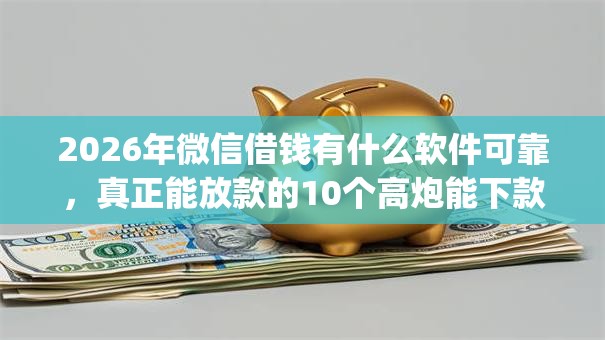 2026年微信借钱有什么软件可靠，真正能放款的10个高炮能下款的app推荐