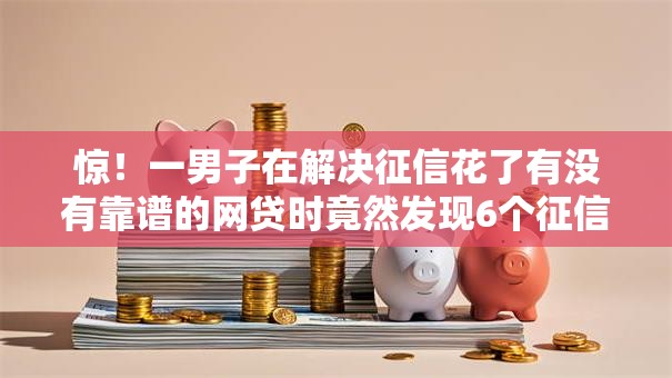 惊！一男子在解决征信花了有没有靠谱的网贷时竟然发现6个征信瑕疵也能借网贷轻松下款的平台，事后分享了出来