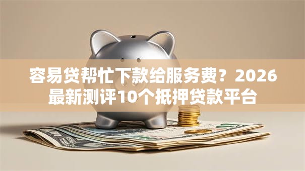 容易贷帮忙下款给服务费？2026最新测评10个抵押贷款平台