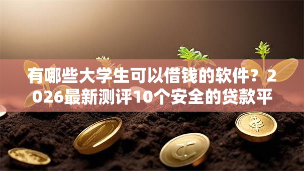 有哪些大学生可以借钱的软件？2026最新测评10个安全的贷款平台