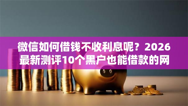 微信如何借钱不收利息呢？2026最新测评10个黑户也能借款的网贷平台