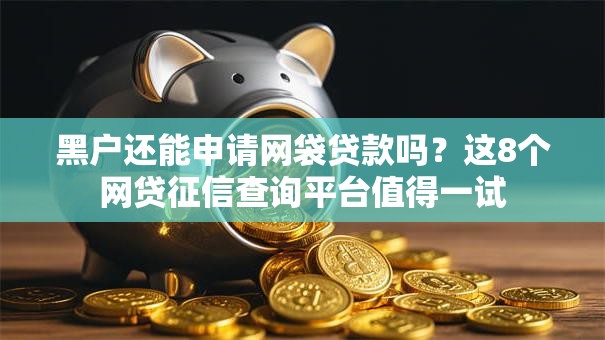 黑户还能申请网袋贷款吗?这8个网贷征信查询平台值得一试 黑户还能申请网袋贷款吗?这8个网贷征信查询平台值得一试