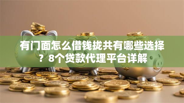 有门面怎么借钱拢共有哪些选择?8个贷款代理平台详解 有门面怎么借钱拢共有哪些选择?8个贷款代理平台详解