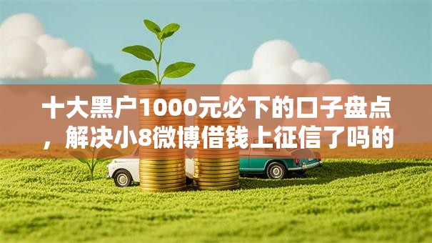 十大黑户1000元必下的口子盘点，解决小8微博借钱上征信了吗的问题