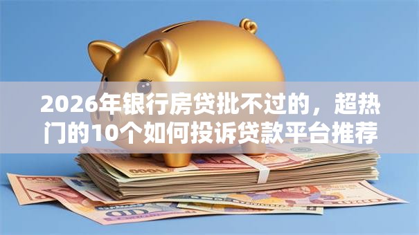 2026年银行房贷批不过的,超热门的10个如何投诉贷款平台推荐 2026年银行房贷批不过的,超热门的10个如何投诉贷款平台推荐