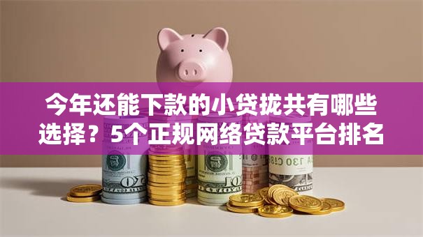 今年还能下款的小贷拢共有哪些选择？5个正规网络贷款平台排名不分先后详解