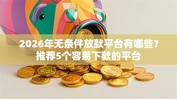 2026年无条件放款平台有哪些?推荐5个容易下款的平台 2026年无条件放款平台有哪些?推荐5个容易下款的平台