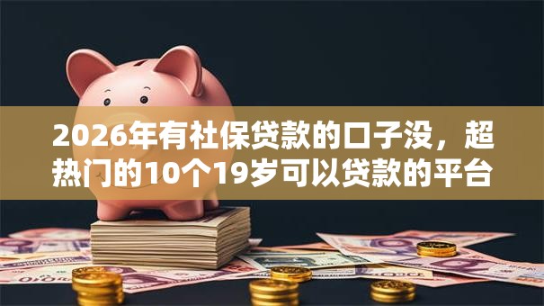 2026年有社保贷款的口子没，超热门的10个19岁可以贷款的平台推荐