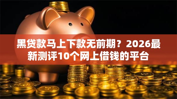 黑贷款马上下款无前期？2026最新测评10个网上借钱的平台