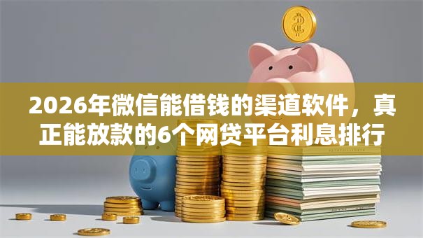 2026年微信能借钱的渠道软件，真正能放款的6个网贷平台利息排行推荐
