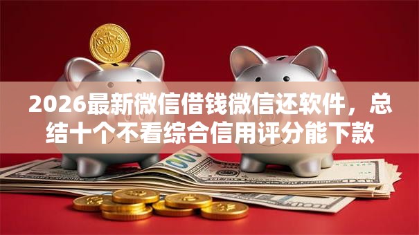 2026最新微信借钱微信还软件，总结十个不看综合信用评分能下款的软件！