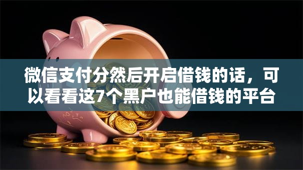 微信支付分然后开启借钱的话,可以看看这7个黑户也能借钱的平台 微信支付分然后开启借钱的话,可以看看这7个黑户也能借钱的平台