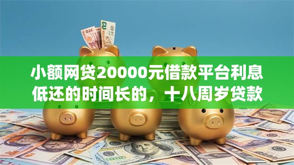 小额网贷20000元借款平台利息低还的时间长的，十八周岁贷款app的6个平台介绍